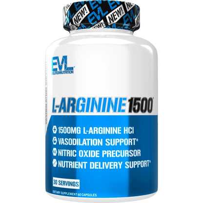 Nitric Oxide Booster L-Arginine Supplement - High Potency Nitric Oxide Supplement with 5000Mg of L Arginine for Enhanced Pumps Energy Muscle Growth and Vascularity - Unflavored